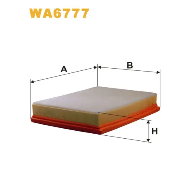 Фільтр повітряний WIX FILTERS Opel Combo A, Corsa B, Tigra I, Vauxhall Corsa MK1, Tigra I (WA6777)