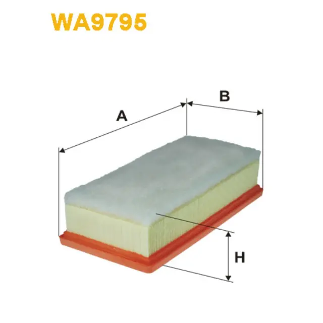 Фільтр повітряний WIX FILTERS Citroen C1 II, Peugeot 108 (WA9795)