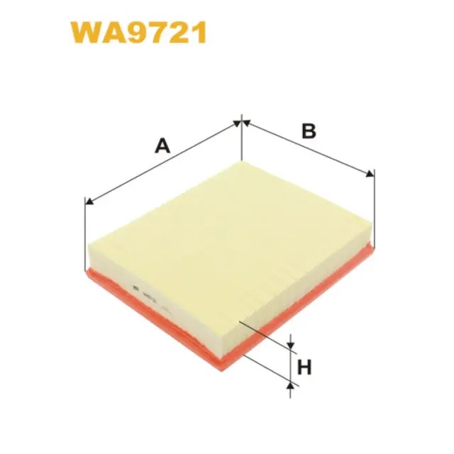 Фільтр повітряний WIX FILTERS Volkswagen Amarok 2.0TDI, 2.0BiTDI (WA9721)