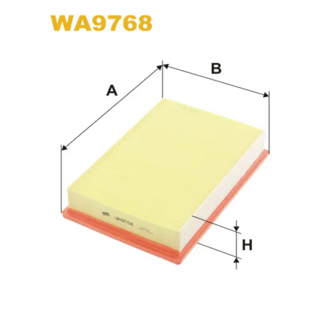 Фільтр повітряний WIX FILTERS Chevrolet Aveo II (WA9768)