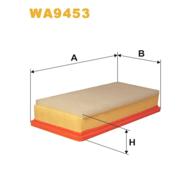 Фільтр повітряний WIX FILTERS Citroen C5, C5 II, Peugeot 407+407 Coupe (WA9453)