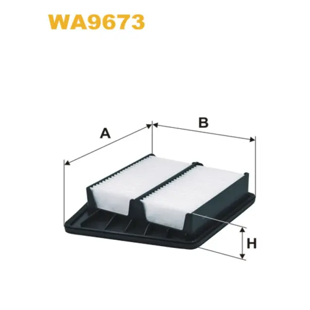 Фільтр повітряний WIX FILTERS Honda Accord IX (08-) (WA9673)