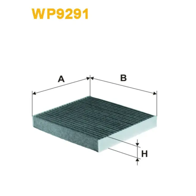 Фільтр салону WIX FILTERS Daihatsu Charade II, Lexus CT, GS, IS, Subaru Legacy IV, Outback III, Tr (WP9291)