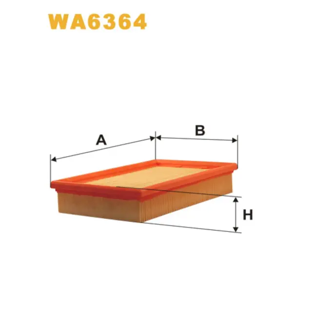 Фільтр повітряний WIX FILTERS Hyundai Lantra I, Pony (WA6364)