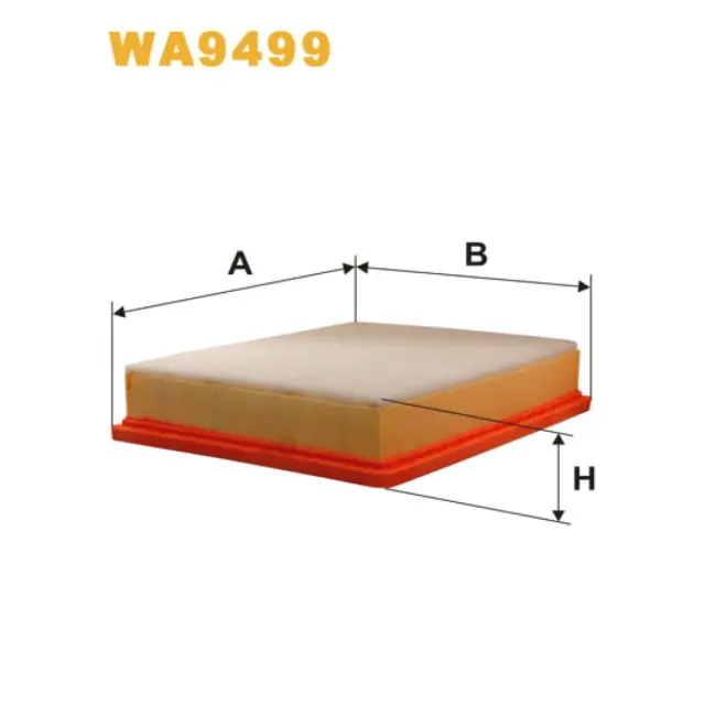 Фільтр повітряний WIX FILTERS (WA9499) (Saab 9-3 (II/YS3F))