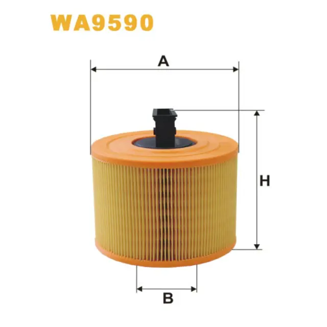 Фільтр повітряний WIX FILTERS BMW Serie 1 (E81/E82/E87/E88), Serie 3 (E90/E91/E92/E93), Serie X1 (E (WA9590)